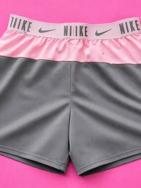 Nike Women’s Pink and Gray Performance Training Shorts